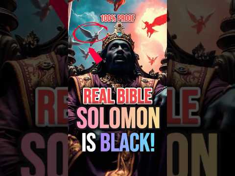 They Lied! King Solomon Was Black—The Bible Proves It! #africanhistory #bible