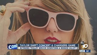 Taylor Swift concert, Chargers preseason game could make for hectic Saturday night