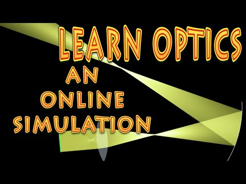 learn optics via an online simulation and how to use it
