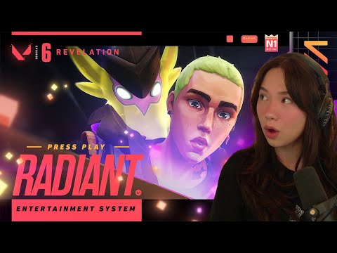 Jodi Reacts to PRESS PLAY // Radiant Entertainment System Skin Trailer - VALORANT