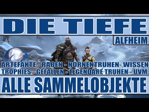 God of War Ragnarök - 100% Guide Alfheim - Die Tiefe  - Alle Sammelobjekte