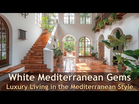 Charm and Beauty: White Mediterranean House Design Inspiration