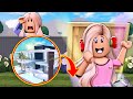 SPOILED Sister Kicked Me Out I Built A SECRET MANSION Roblox