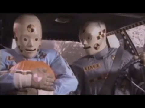 Crash Dummies Test Vice and Larry pumpkin 1995 Commercial