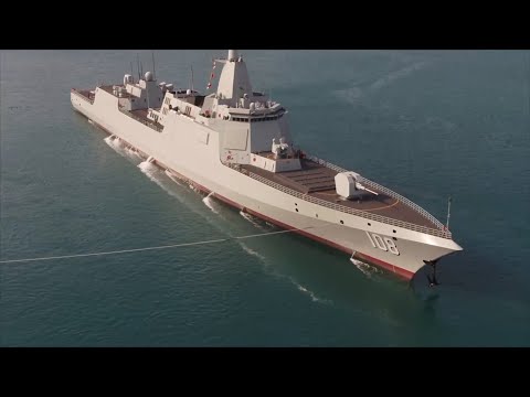 China's eighth Type 055 destroyer 'Xianyang' makes debut