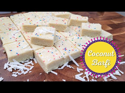 Coconut Barfi || Milk Powder Barfi #holirecipes -Episode 363