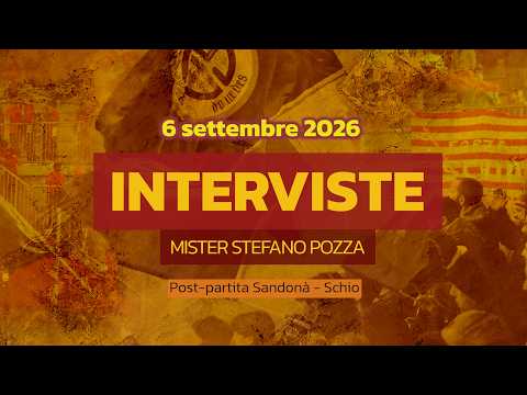 Intervista a Mister Pozza | Post partita Sandonà - Schio