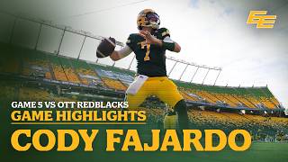 WEEK 6 | Cody Fajardo Highlights vs Ottawa REDBLACKS | 07.09.26