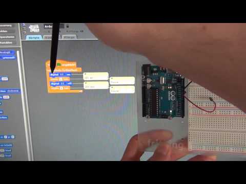 Scratch-Buch - Das Blinken einer LED