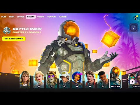 FULL Chapter 7 Battle Pass..!! (Fortnite Pacific Break)
