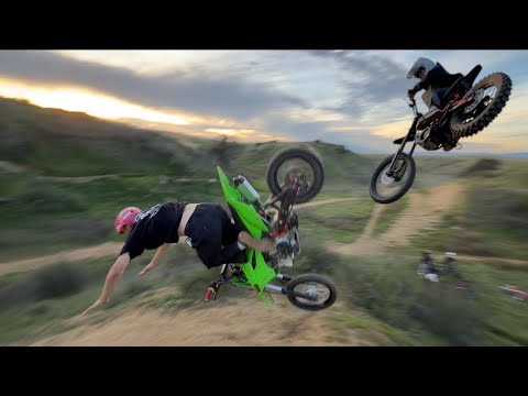 Insane Day in the Hills! (E Ride Pro Mini VS 110)