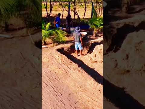 Como construir uma quadra de Beatch Tênis no Jalapão pousada São Félix do Jalapão o começo…