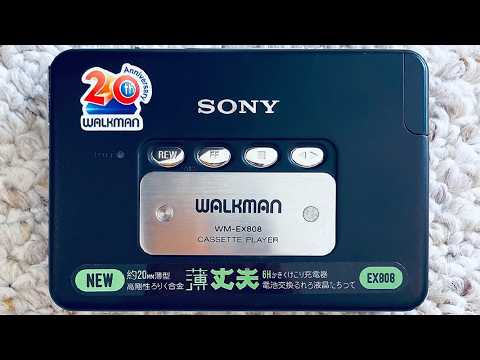 SONY EX808 Walkman Cassette Player ! Excellent Black ! Working ! image 17
