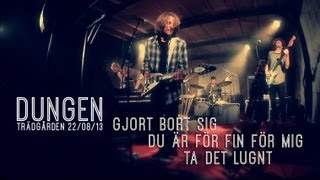 Dungen - Gjort Bort Sig / Du är För Fin För Mig / Ta Det Lugnt - live at Trädgården