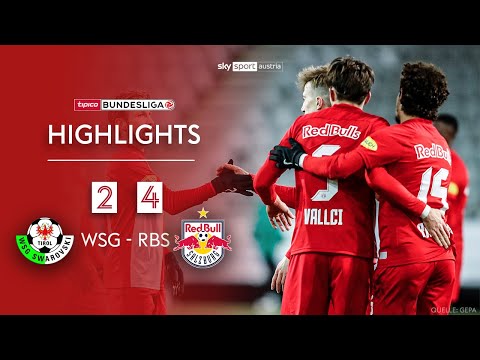 tipico Bundesliga, 17. Runde: WSG Tirol - FC Red Bull Salzburg 2:4