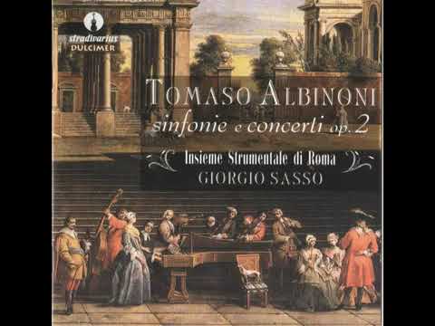 Albinoni, Tomaso 1671 1751   Sinfonie e Concerti Op 2 Giorgio Sasso