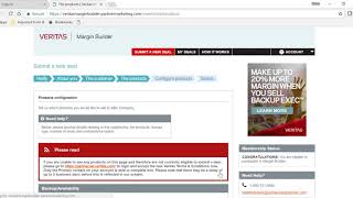 Veritas - Margin Builder Registration