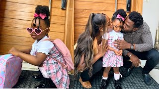 Tomike goes to school🥺 Where did time go! 😩 #FirstDayofSchool #GRWM