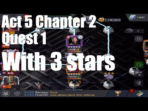 Act 5 Chapter 2 Quest 1 with 3 Stars | Marvel Contest of Champions