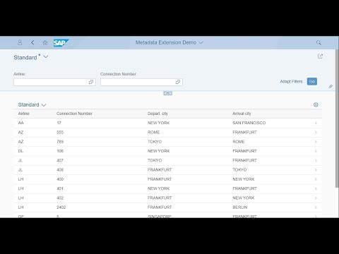 ABAP CDS view and Metadata Extension (Fiori List Report Application)