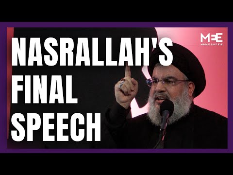 Nasrallah's speech: Resistance in Lebanon will not stop supporting Gaza