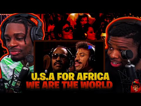BabantheKidd FIRST TIME reacting to U.S.A. For Africa - We Are the World!! (Official Video)