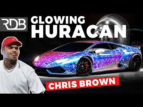 #RDBLA CHRIS BROWN’S GLOWING COLOR CHANGING LAMBORGHINI HURACAN! *CRAZY ONE OF A KIND* Video