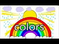 Colors of the rainbow. Easy English, ESL, Learn ...