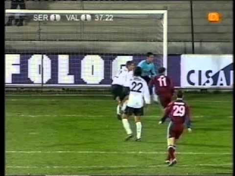 2001-02 UEFA-Europacup 28.02.2002: Servette Valencia 2:2