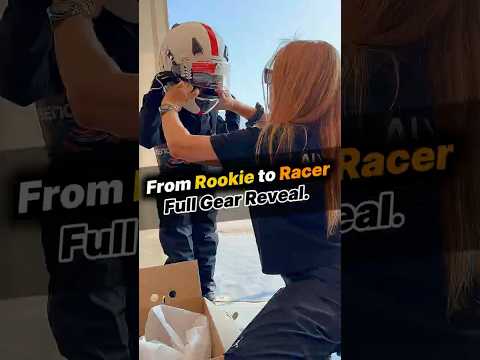 From rookie to racer – Full Gear Reveal for our 7y old driver #karting #racing #racingdriver #gokart