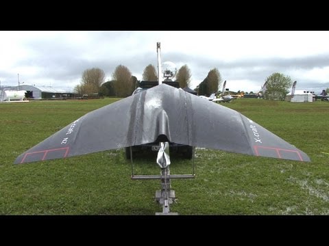 Philip Solaris with the X-craft UAV