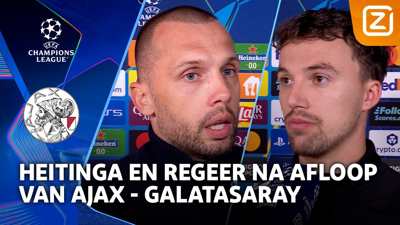 Heitinga: "Je ziet dat het spel een stuk positiever was vandaag" 🗣️ | Interview Heitinga & Regeer