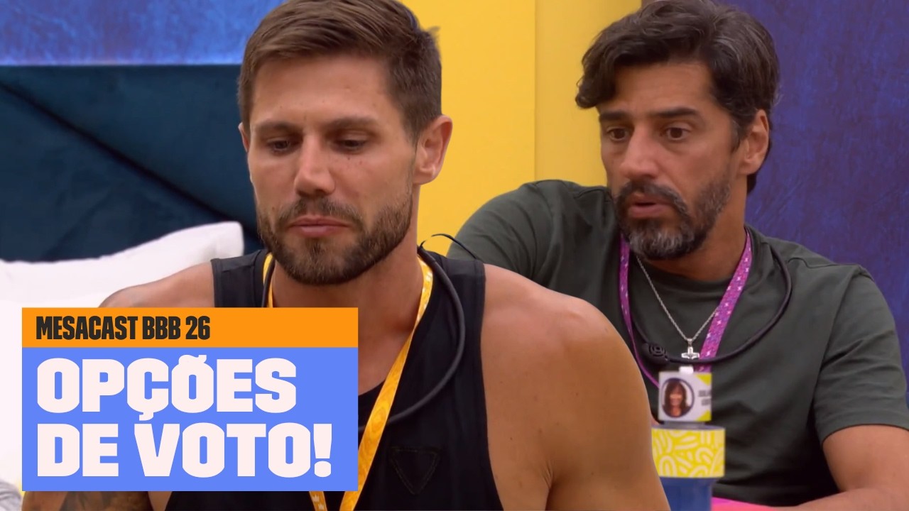 Alberto Cowboy, Jonas e Jordana DISCUTEM opções de voto! | BBB 26 | Mesacast BBB | Multishow