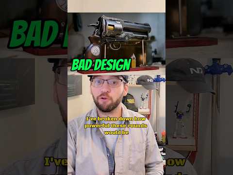 Horrible gun design in Hellboy #comics #military #history #pistol #gun #weapons