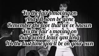 Elvis Presley - The Fair&#39;s Moving On (Lyrics)