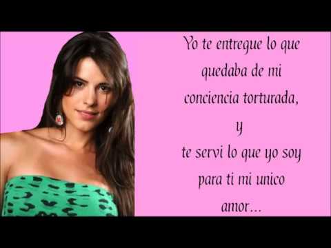 Rosario Montes   No Supiste LETRA