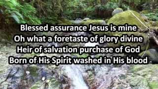Blessed Assurance sung by Randy Travis with Lyrics