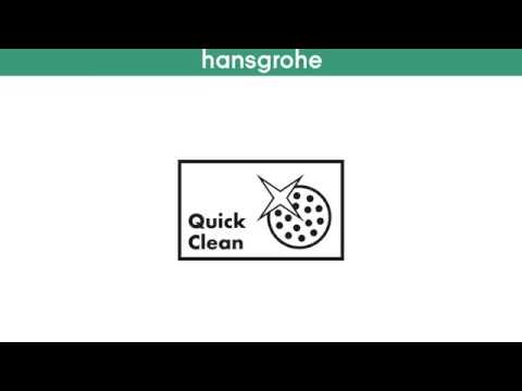 Hansgrohe Vernis Blend 200 termostatinė dušo sistema. matinė juoda video