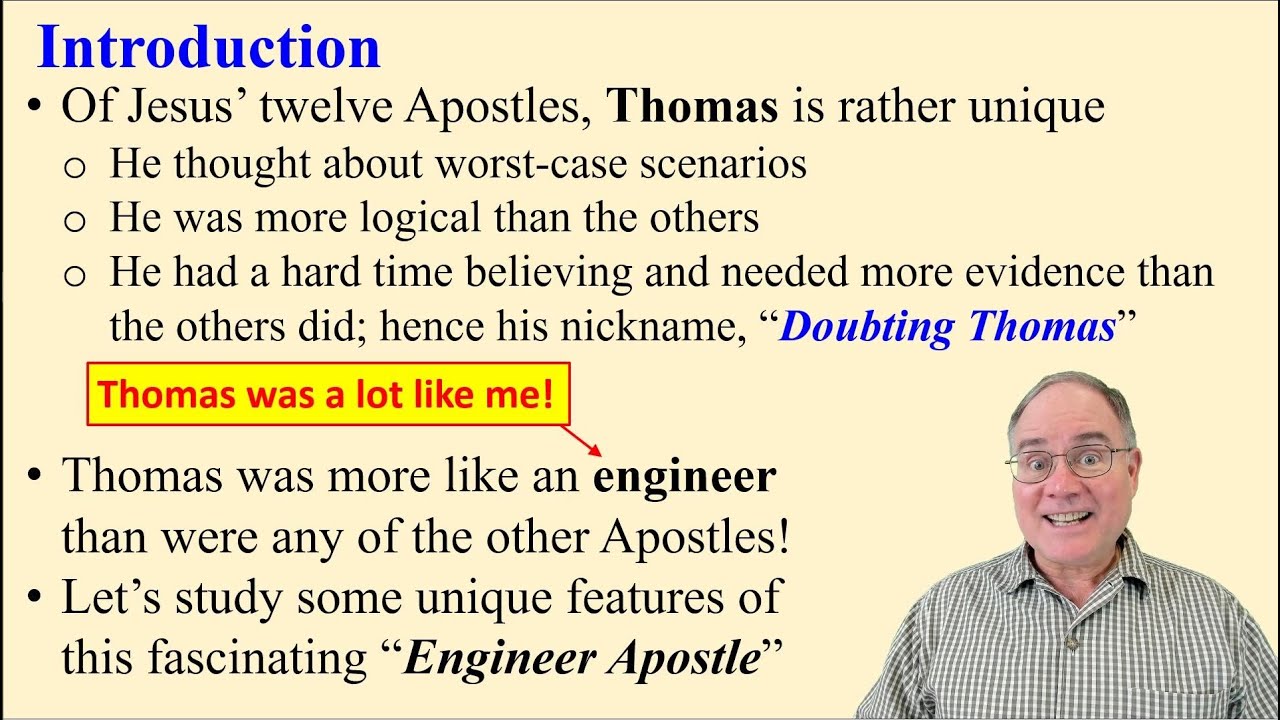 TMBV: Doubting Thomas – The Engineer Apostle