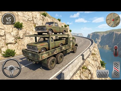 US Army Truck Transport Simulator 2026 🚛 | Realistic Military Truck Android Gameplay