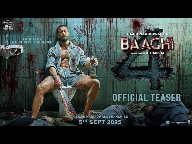 Baaghi 4 Teaser | Tiger, Sanjay, Harnaaz, Sonam | Sajid Nadiadwala | A.Harsha | In Cinemas 5th Sept
