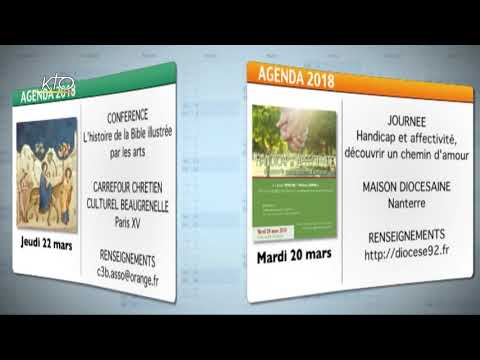 Agenda du 16 mars 2018