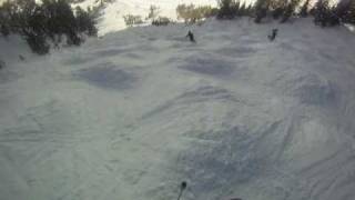 preview picture of video 'Skiing Alta Utah - New Old Favourite then Mid Entry into High Rustler'