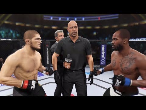 Khabib vs. Bobby Green (EA Sports UFC 2) - Champion Fight ☝️🦅