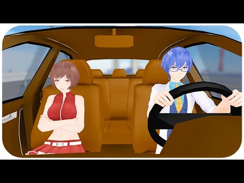 [MMD Talkloid] Meiko and Kaito go driving