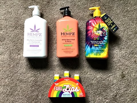Hempz Juicy Peach Lotion, Hydrating Body Moisturizer, juicy fruit, 17 fl.oz. video review thumbnail