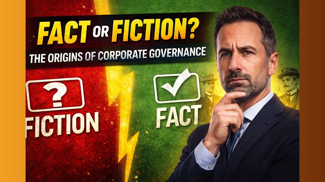 Fact or Fiction: The REAL Origins of Corporate Governance (Most Professionals Get This Wrong)