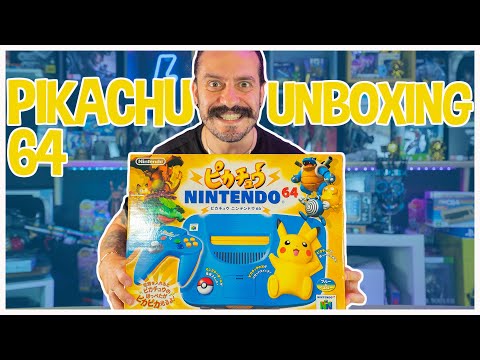 We unboxed a LIMITED Nintendo 64 Pikachu Edition in 2023