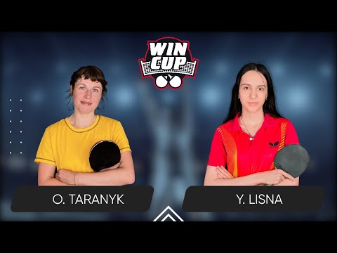 19:15 Olena Taranyk - Yaroslava Lisna West 4 WIN CUP 17.04.2024 | TABLE TENNIS WINCUP