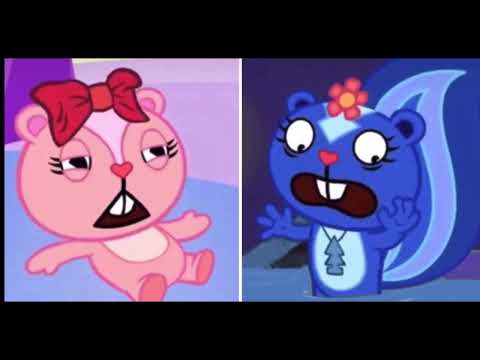 Giggles And Petunia In Wonderland - The Flowers Tease Giggles And Petunia